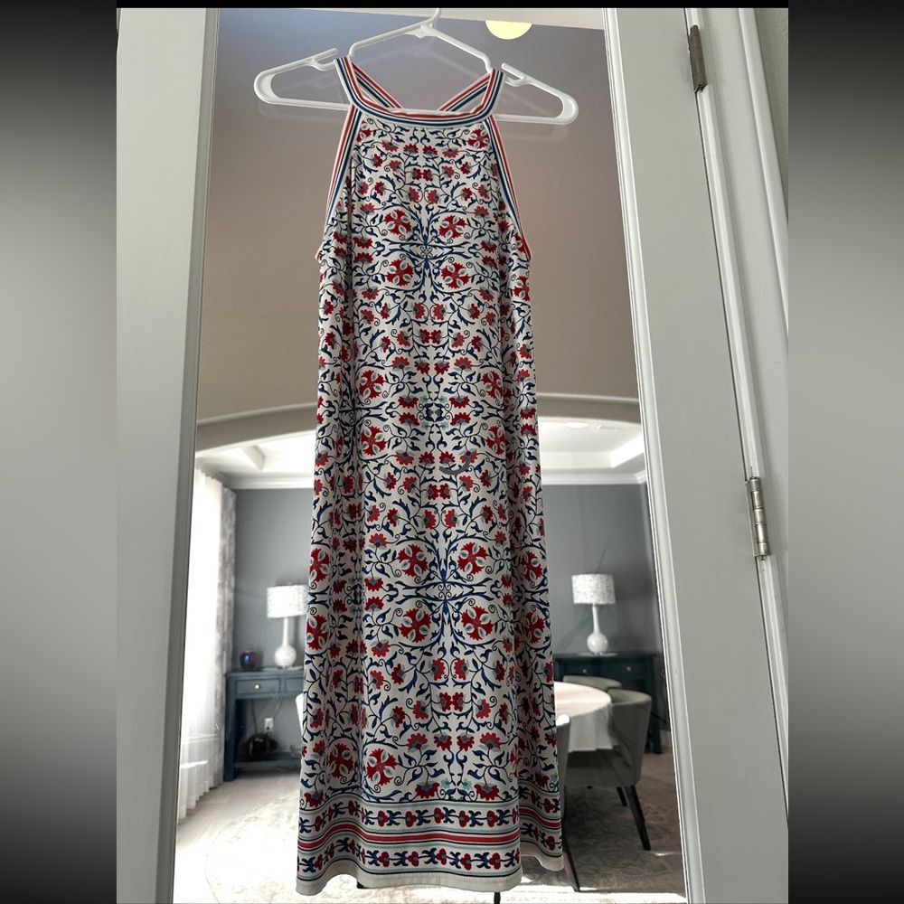 Max Studio Printed Halter Midi Dress – Size M